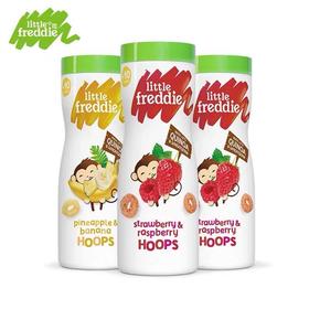 （超值）英国小皮little freddie  欧洲原装进口宝宝手指果蔬泡芙谷物圈 42g