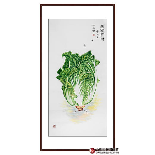 李兆生《富贵百财》68*138cm 花鸟竖幅作品 茶室/卧室挂画 商品图0