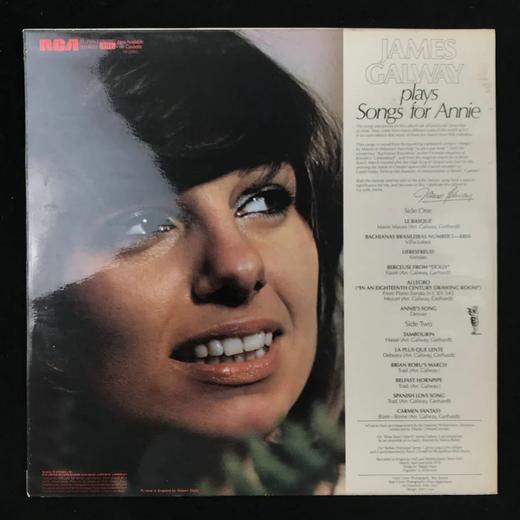 LP黑胶唱片 詹姆斯·高威《献给安妮的歌》国家爱乐乐团 查尔斯·盖哈特指挥 商品图1