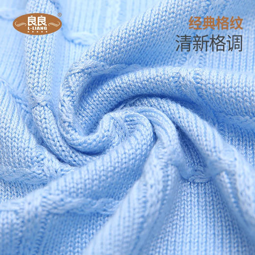 （超值）良良 2020新款半格记忆冰丝毯 蓝色/粉色款 125*115cm 商品图2