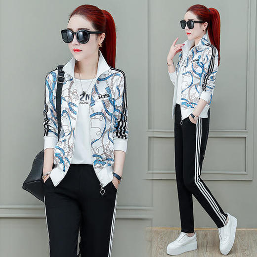 SP-6971秋季新款韩版时尚显瘦三件套套装 商品图1