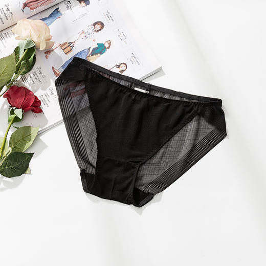 上海旗袍厂TG-TG01S076女士桑蚕丝低腰三角裤女士真丝内裤吸湿透气女短裤头无痕薄款 商品图6