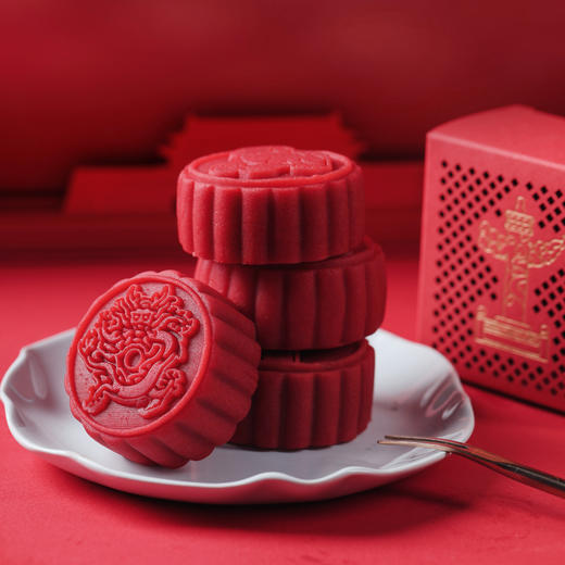 【李子柒】中秋浮雕月饼礼盒（80g*7只） 商品图2