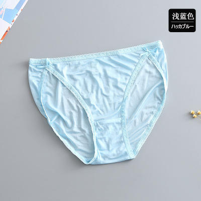 上海旗袍厂TG-TG01S005出口高档桑蚕丝女士内衣女士真丝性感内裤女真丝低腰三角裤 商品图12