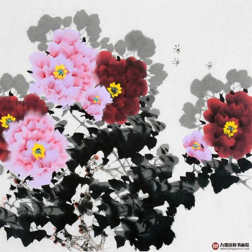 李子玉《春晖》68*138cm 花鸟横幅作品 茶室/卧室挂画 商品图3