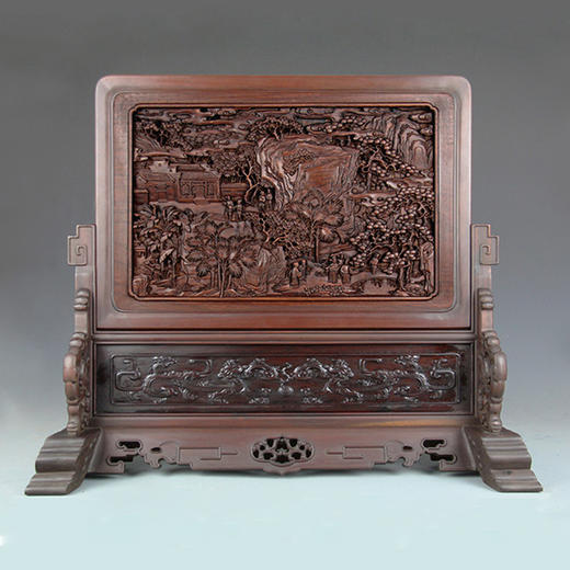 文人书院°精座&简座&明式简座酸枝插屏 商品图2