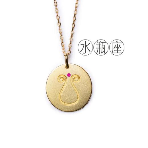 三生石十二星座金币款吊坠项链 商品图9