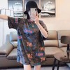 圆领宽松印花涂鸦T恤 商品缩略图3