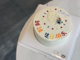 网红宠物小仓鼠手绘奶油蛋糕