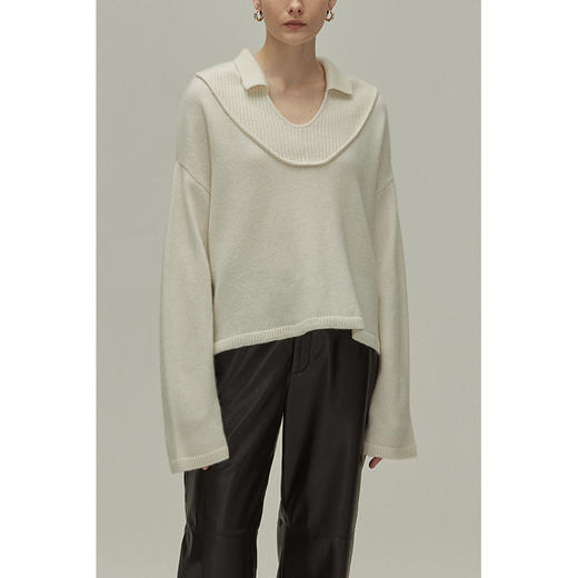 Viktoria Chan | AW2035 Leia Cashmere TOP [羊绒上衣] 商品图0