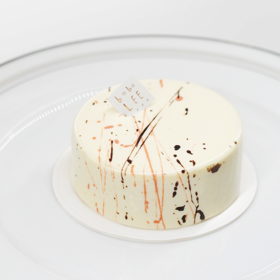 白巧覆盆子罗勒蛋糕