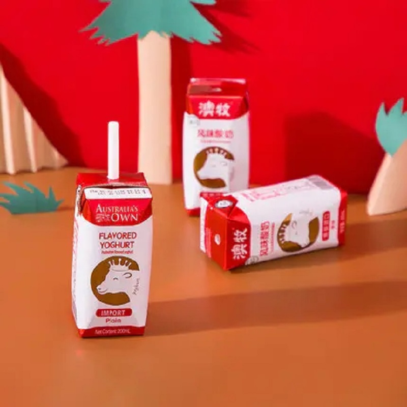 澳牧进口风味酸奶整箱10盒 常温原味酸牛奶 营养补钙儿童学生早餐
