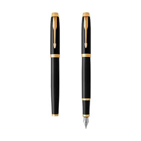 派克（PARKER）IM系列 丽雅黑金夹钢笔/墨水笔