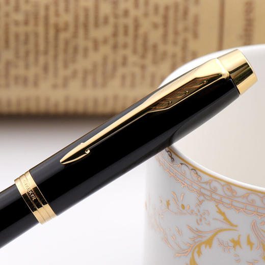 派克（PARKER）IM系列 丽雅黑金夹钢笔/墨水笔 商品图6