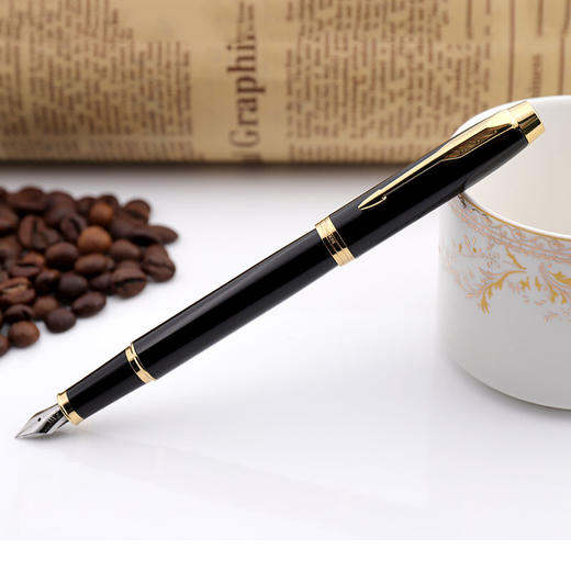 派克（PARKER）IM系列 丽雅黑金夹钢笔/墨水笔 商品图7