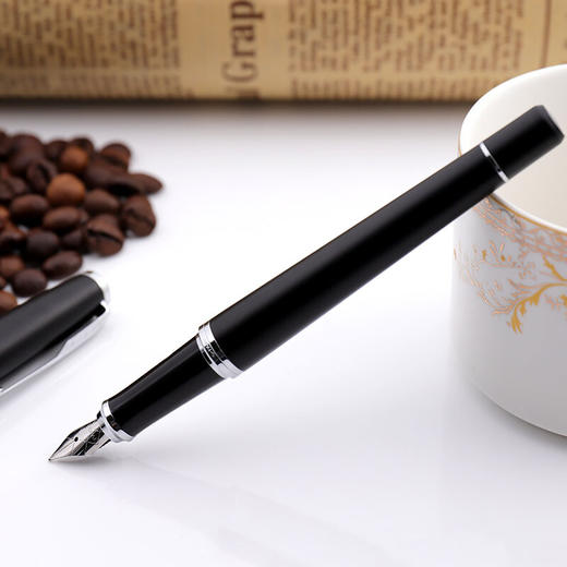 派克（PARKER）都市系列 磨砂黑白夹钢笔/墨水笔 商品图6