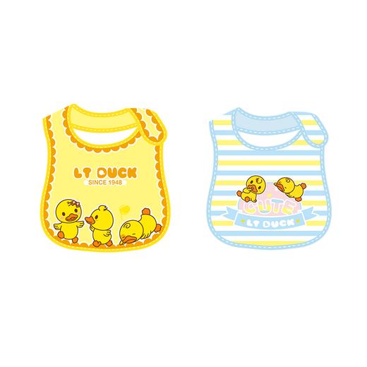 达维适婴儿6形口水巾2条装(黄/蓝)LT-DS-DWYJ-A001# 商品图1