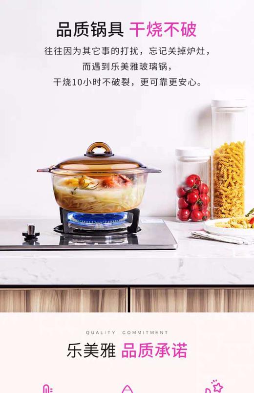 5F  乐美雅玻璃汤锅5升 商品图1