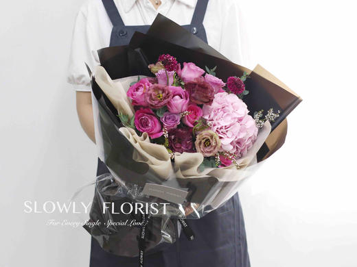 复古酷飒花束 商品图3