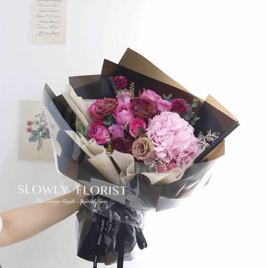 复古酷飒花束 商品图1