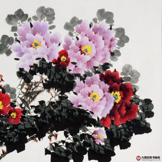 李子玉《鸟语花香》68*138cm 花鸟横幅作品 茶室/卧室挂画 商品图3