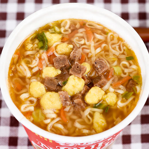 合味道五香牛肉面-84g/杯