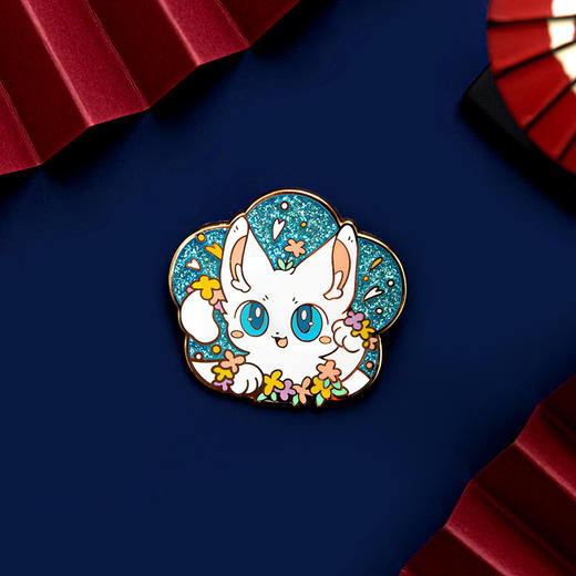 《非人哉官方店》 有兽焉-夏日烟花系列-金属徽章盲盒衣服饰品 商品图1