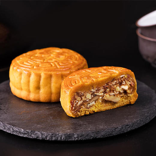 嘉华鲜花饼伍仁月饼80g枚云南特产中秋月饼糕点心零食