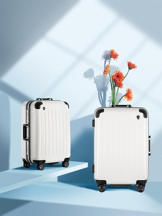 银座经典款拉杆箱万向轮20寸登机行李箱男旅行箱女小型铝框【每日上午10点 准时开抢】 商品图4