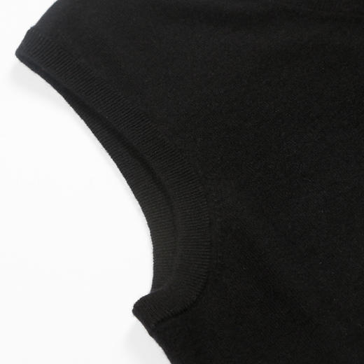 METTE羊绒世家2020秋冬新品男100%山羊绒背心纯色百搭V领针织毛衣 商品图5