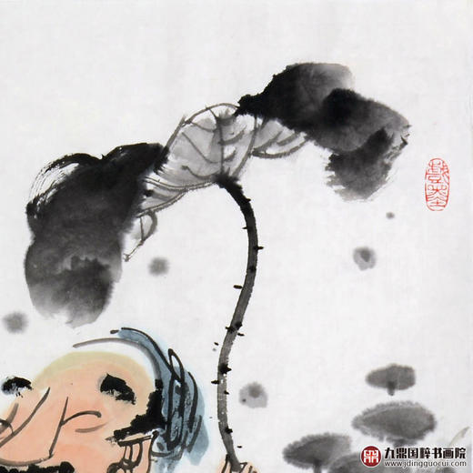 姬朝晖《人物作品》50*50cm 人物斗方作品 茶室/客厅挂画 商品图3