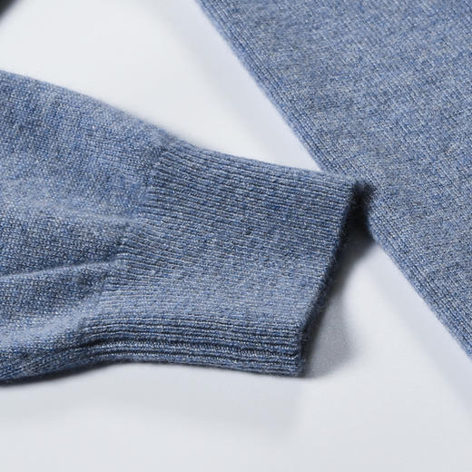 METTE羊绒世家2020秋冬新品男100%山羊绒衫时尚基础百搭圆领毛衣 商品图7