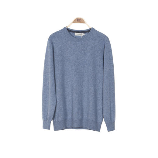 METTE羊绒世家2020秋冬新品男100%山羊绒衫时尚基础百搭圆领毛衣 商品图11