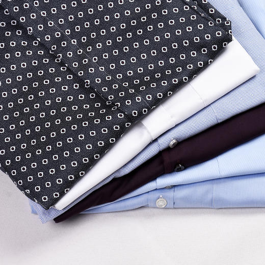 M特娇 暗纹 抗皱 长袖衬衫 特惠 Z-5951 商品图0