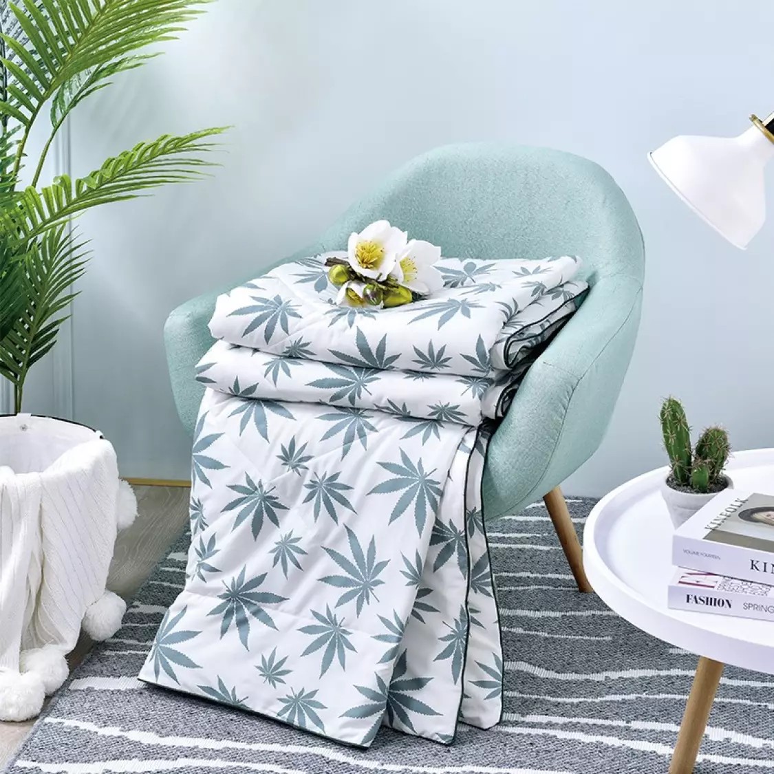 喜芙妮艾草助眠被舒眠被夏被