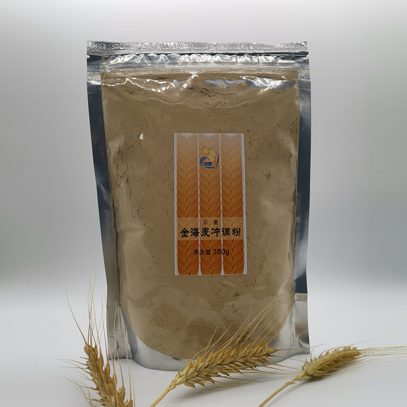 金海麦自然农法盐碱地熟冲调粉 早餐晚餐代餐粉含麸皮