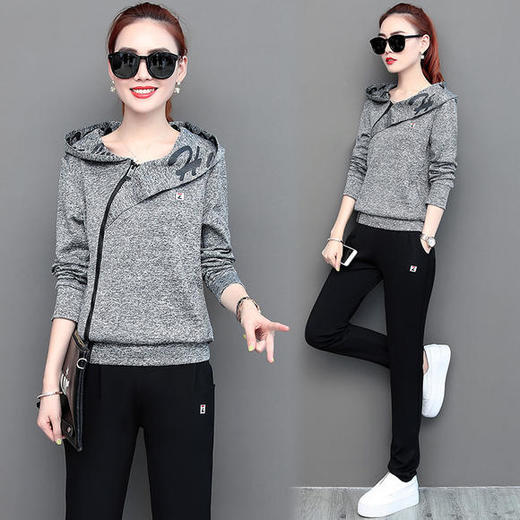 SP-61118韩版时尚洋气休闲运动套装 商品图2