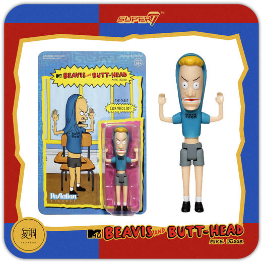 Super7 瘪四与大头蛋系列1 Beavis & Butthead 复古挂卡 商品图7