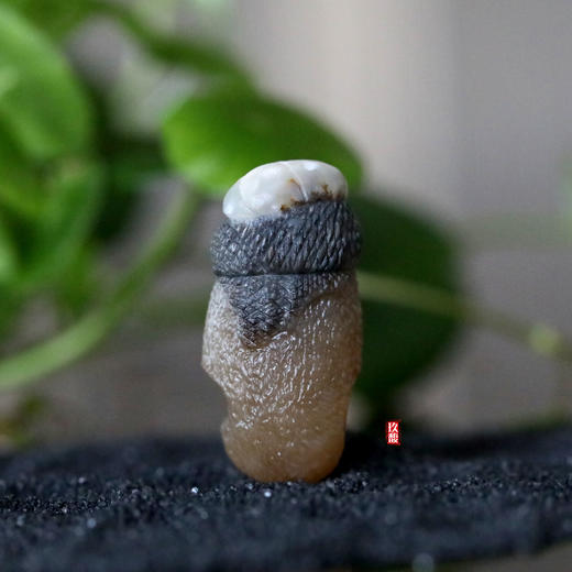 和田玉（糖玉）挂件--骷髅头   9.58g 商品图2