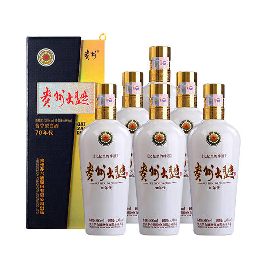【长期有货】53度茅台股份贵州大曲 酱香型 一箱500ml*6瓶 商品图0