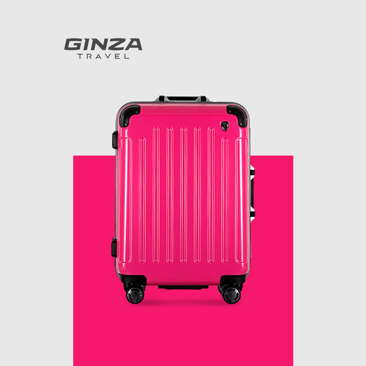 银座经典款拉杆箱万向轮20寸登机行李箱男旅行箱女小型铝框【每日上午10点 准时开抢】 商品图1