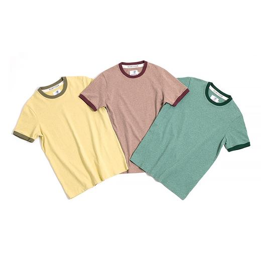 国棉壹厂/17a003/复古撞色领短袖TVintageRepublic 商品图0