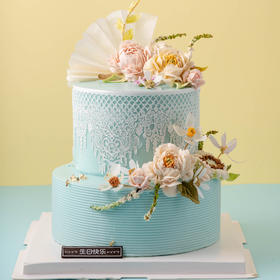  面包派对裱花师，教你做韩式裱花蛋糕，好吃又好看~ 