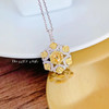 六边形Art Deco黄钻吊坠 商品缩略图1