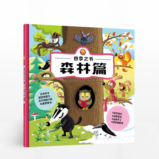 【3-8岁】四季之书 森林篇 彼得拉巴尔季科娃 著 中信出版社童书 玩酷科普 正版书籍 商品图1