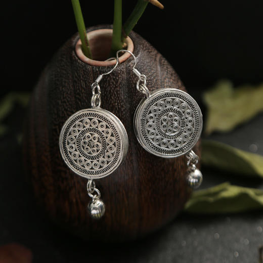 从前慢手工蜡染耳环 /  现货 商品图3