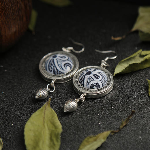 从前慢手工蜡染耳环 /  现货 商品图2