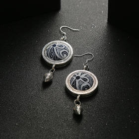 从前慢手工蜡染耳环 /  现货