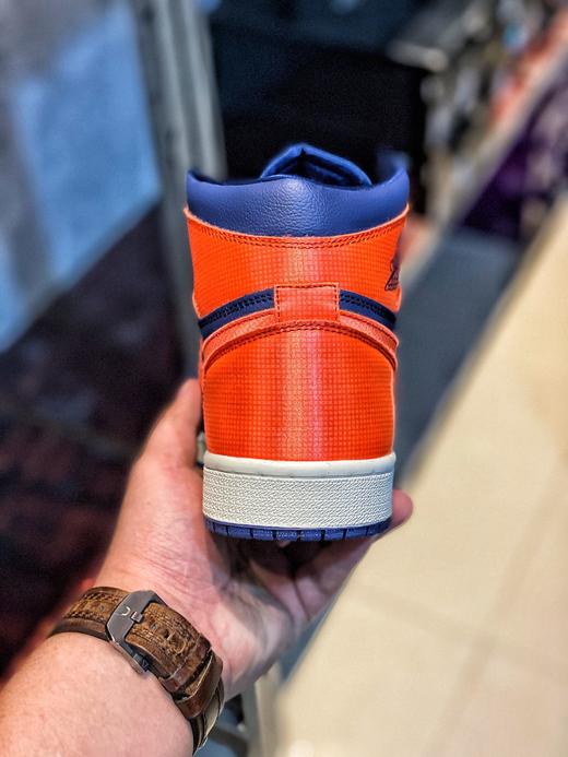 aj1 Air Jordan 1 Retro Hjgh 乔1尼克斯蓝橙 货号：AH7389-408 尺码：36-46含半码 商品图2