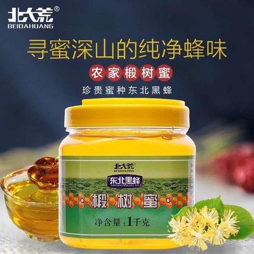 北大荒 黑蜂蜂蜜椴树蜜1kg 结晶蜂蜜东北特产冲饮 商品图0